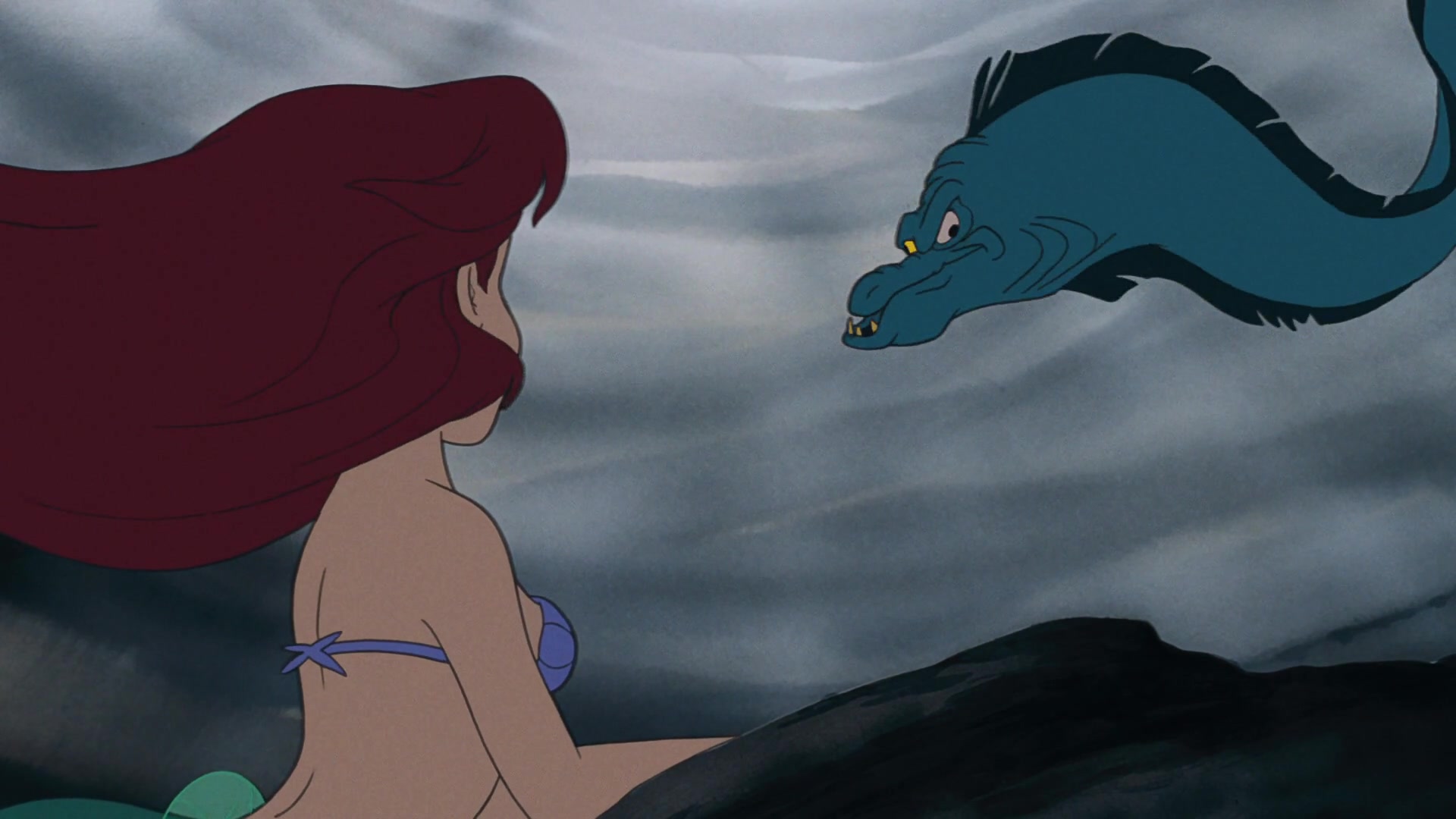 Хитрая принцесса и акула. Русалочка / the little Mermaid (1989). Ариэль и акула. «Русалочка» 1976 г..