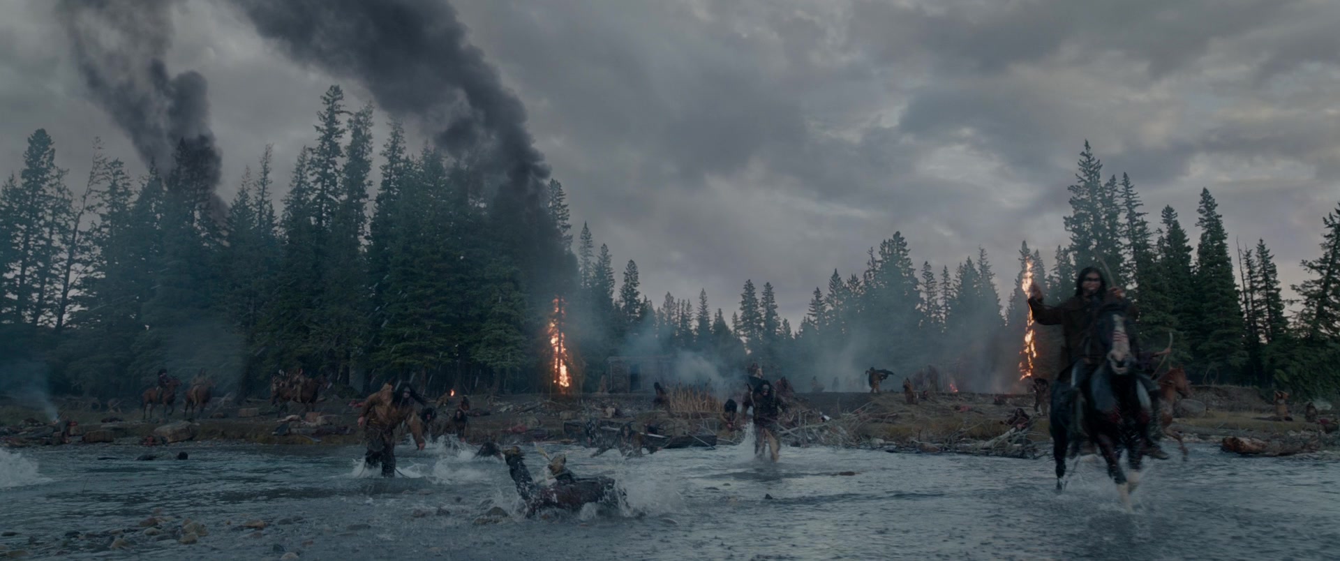 Выживший 2015. Выживший (2015) FHD вестерн, драма.. The Revenant screenshots. Выживший 1920х1080.