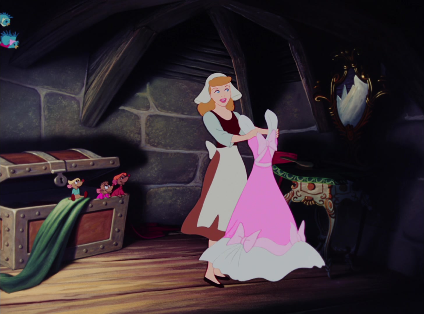 Cinderella am. Золушка. Золушка персонажи. Золушка в розовом платье. Золушка плачет.