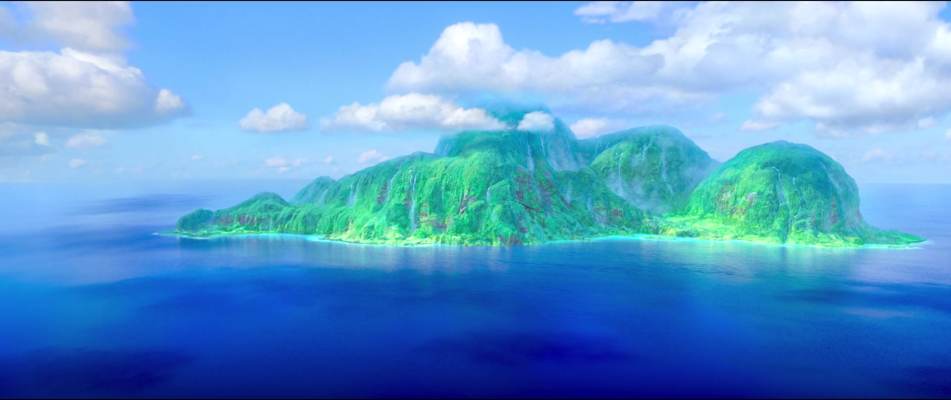 Sleeping island. Тефити остров. Тефити из Моаны остров. Остров из Моаны Тефити в реальности. Остров Таити Моана.