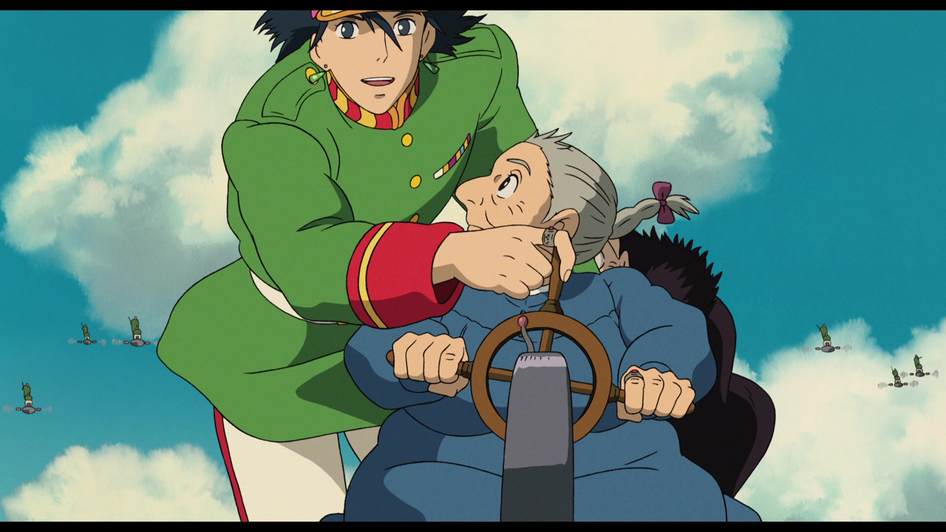 Joe hisaishi howl s moving castle. Ходячий замок Хаула дракон. Howl's moving Castle. Moving Castle.