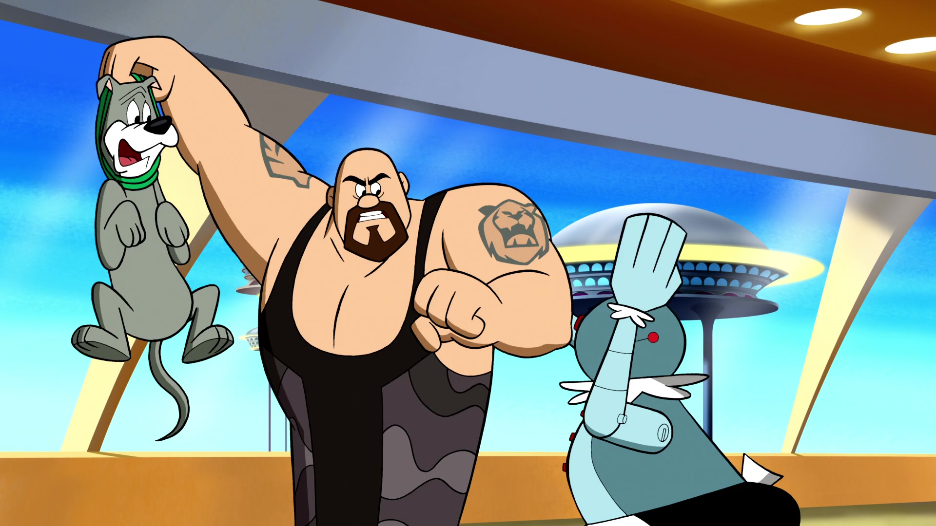 The Jetsons And Wwe Robo Wrestlemania 2017 Screencap Fancaps