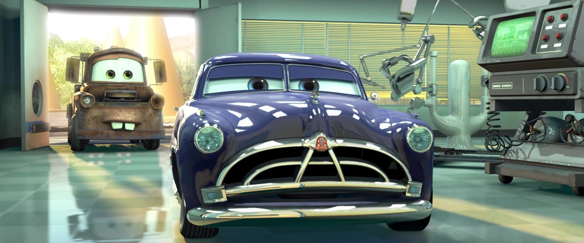 blue car cars 2