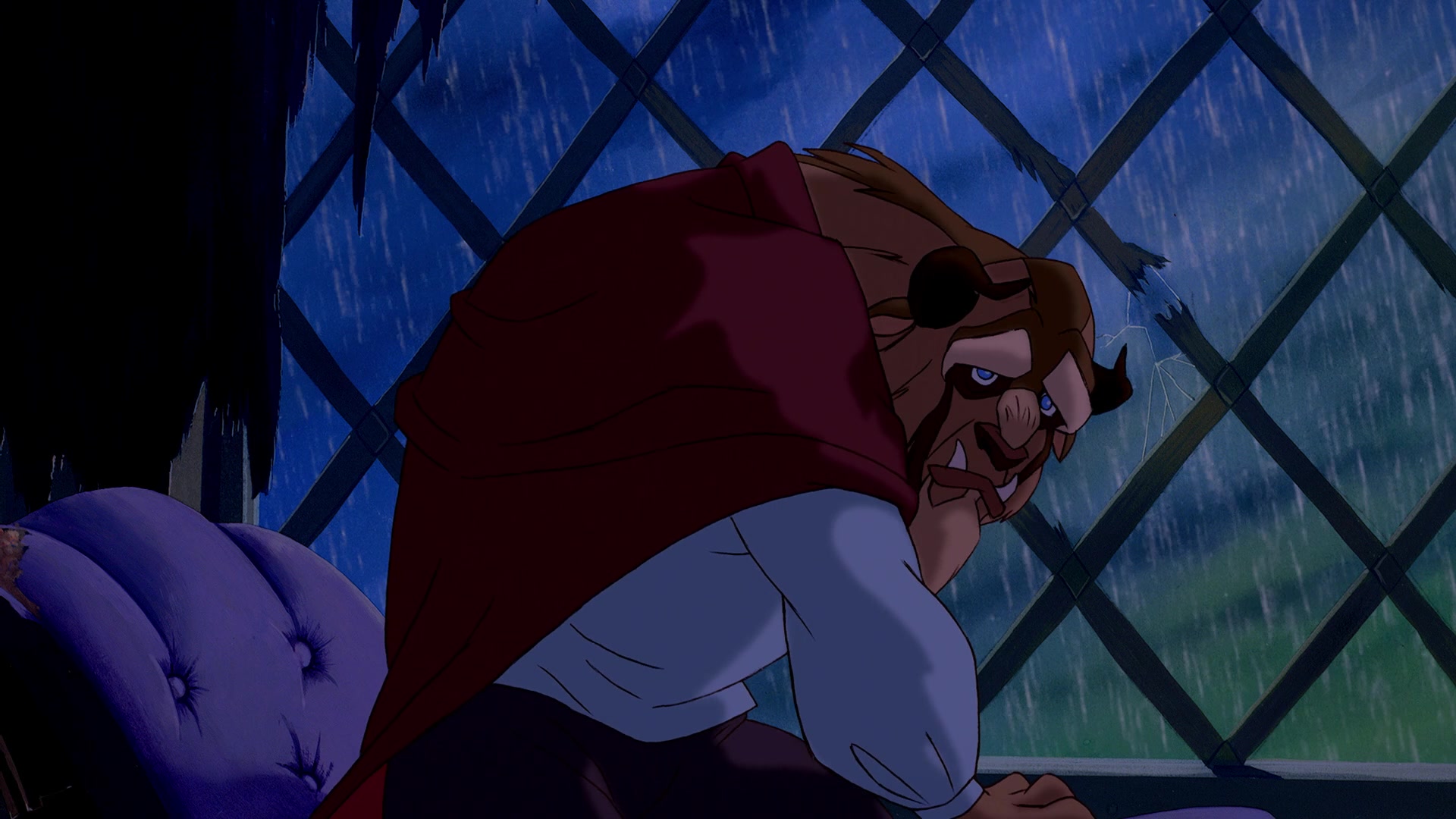 Who is the beast. Beauty and the Beast Beast Sad.