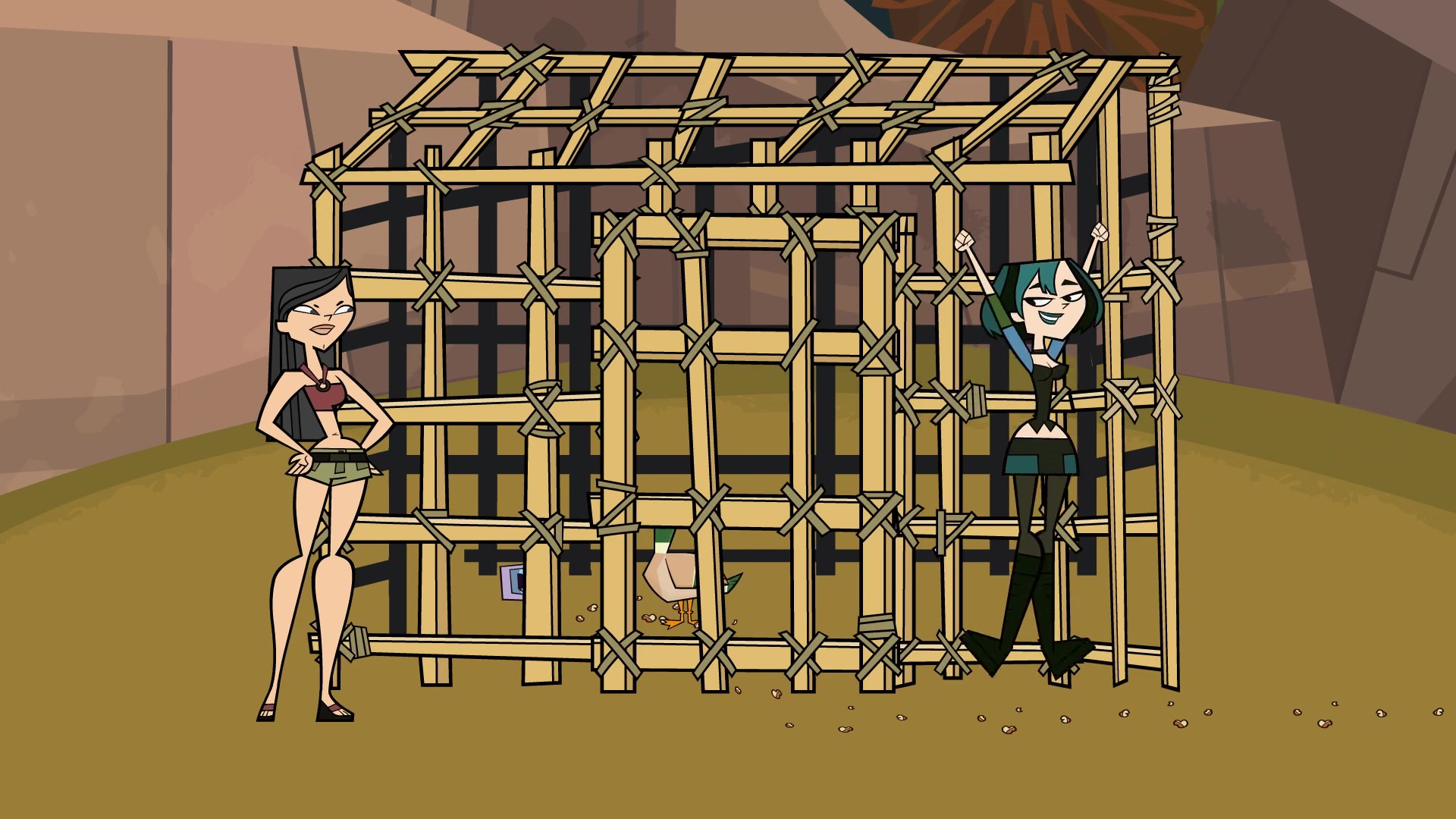 Total Drama Island Cabins