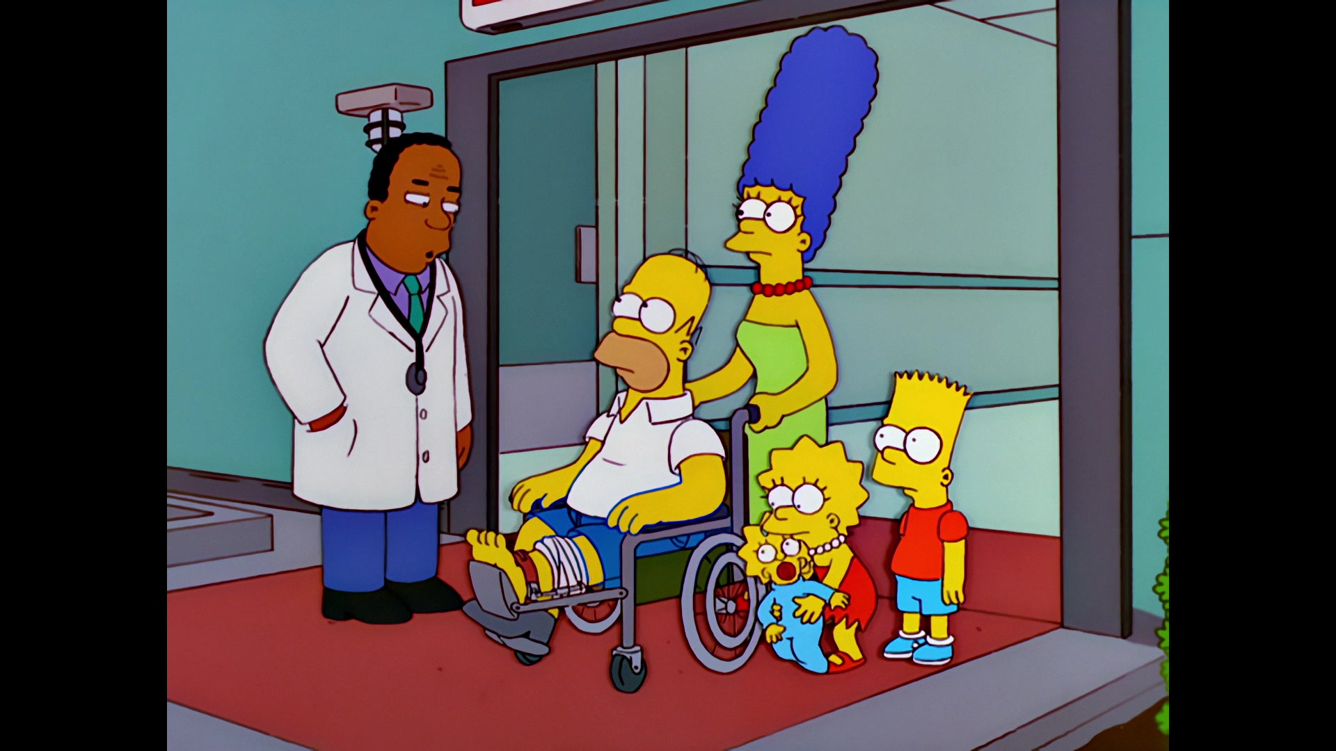 Включи simpsonwave. Гомер Simpson сломал ногу. Гомер в больнице. Морфин симпсоны. Морфин симпсоны доктор.